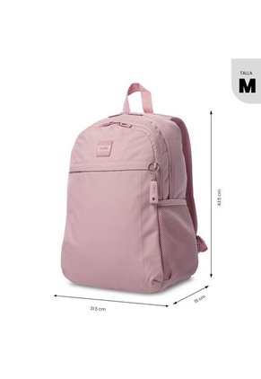 Morral Universitario Becky Porta PC 14" Rosado Mujer