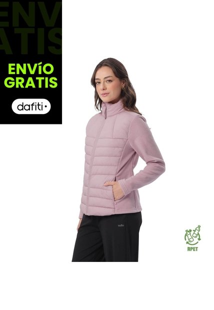 Chaqueta Acolchada Para Mujer Secuoya Rosada