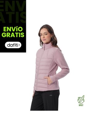 Chaqueta Acolchada Para Mujer Secuoya Rosada