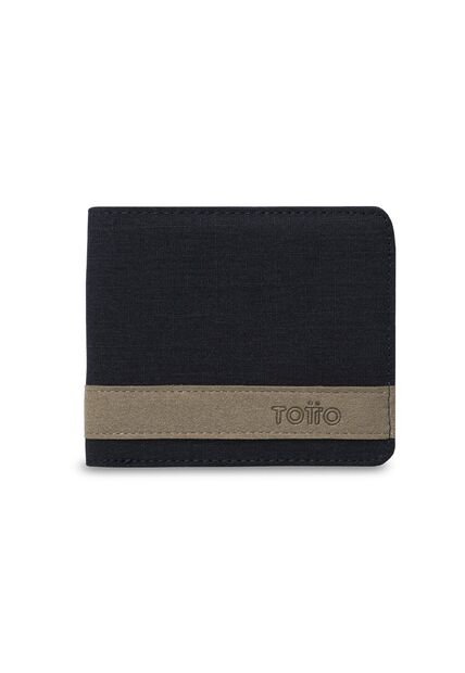 Billetera Hombre Lad Pequeña Con RFID Blocker Azul