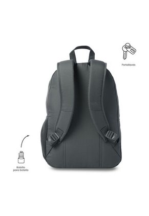 Morral Universitario Becky Porta PC 14" Gris Unisex