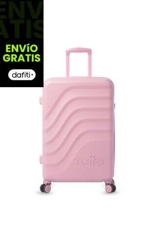 Maleta De Viaje Mediana 360 Bazy + 2.0 Rosada Totto