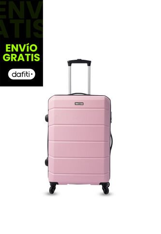 Maleta De Viaje Mediana 360 Rayatta Rosada Totto