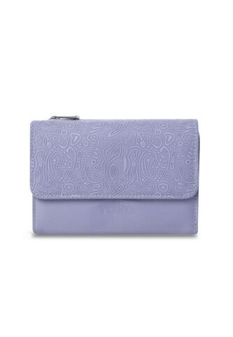 Billetera Para Mujer Montana Con RFID Blocker Morada Totto