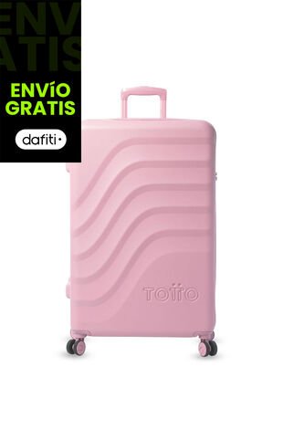 Maleta De Viaje Grande 23 Kilos 360 Bazy + 2.0 Rosada Totto