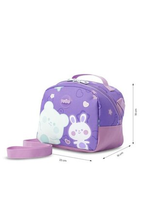 Lonchera Térmica Para Niña Friends Party Mediana Morada