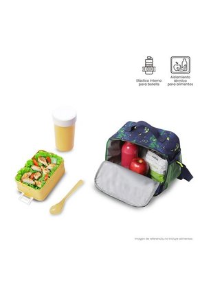 Lonchera Térmica Para Niño Digisaurio Azul