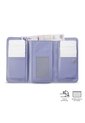 Billetera Mujer Texture Grande Con RFID Blocker Morada de Totto