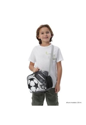 Lonchera Térmica Para Niño Champion Grande Gris