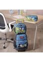 Combo Escolar Morral Con Ruedas Mickey + Lonchera Y Cartuchera de Totto