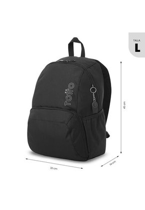 Morral Universitario Ometto 2.0 Porta PC 14" Negro
