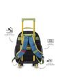Combo Escolar Morral Con Ruedas Mickey + Lonchera Y Cartuchera de Totto
