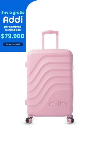 Maleta De Viaje Mediana 360 Bazy + 2.0 Rosada Totto