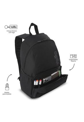 Morral Universitario Ometto 2.0 Porta PC 14" Negro
