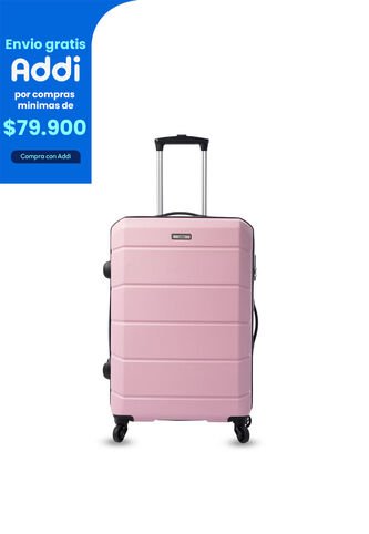 Maleta De Viaje Mediana 360 Rayatta Rosada Totto
