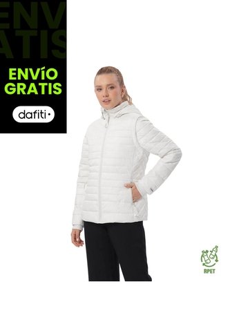 Chaqueta Acolchada 2 En 1 Para Mujer Chalina Blanca Totto