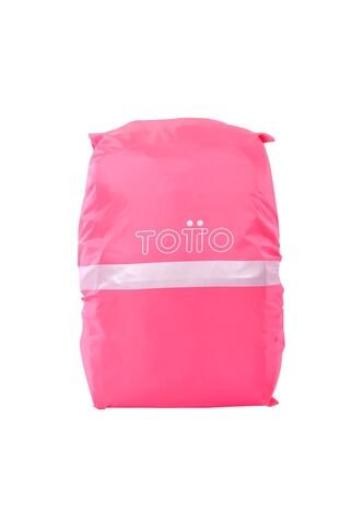Forro Impermeable Rain Cover Plegable Para Maleta Rosado Totto