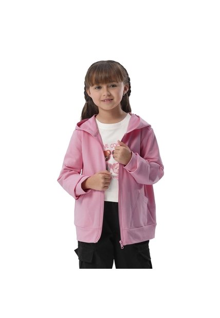 Buzo Para Niña Tapir Abierto Color Rosado
