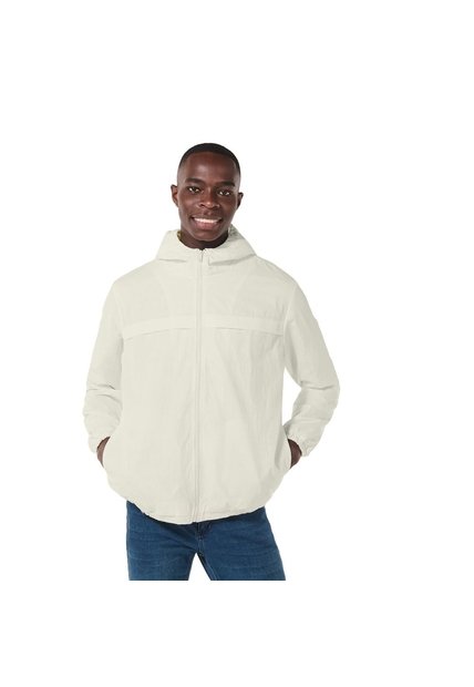 Chaqueta Casual Para Hombre Ice Solid Liviana Blanca