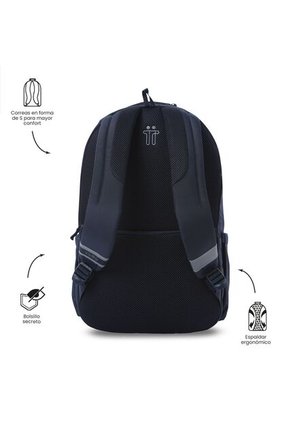 Morral Universitario Indo 2.0 Porta PC 15" Azul