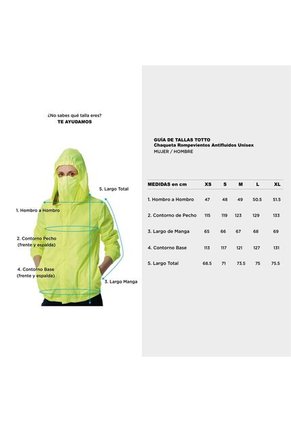 Chaqueta Para Hombre Rompevientos Antifluido