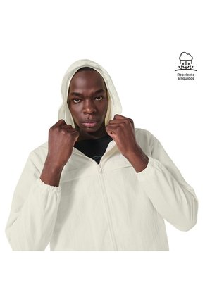 Chaqueta Casual Para Hombre Ice Solid Liviana Blanca