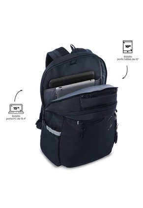 Morral Universitario Indo 2.0 Porta PC 15" Azul