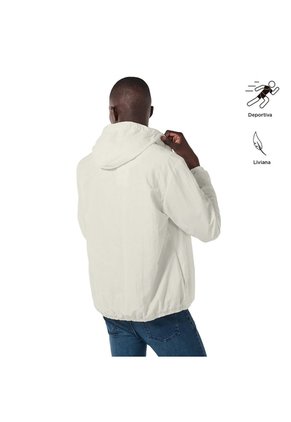 Chaqueta Casual Para Hombre Ice Solid Liviana Blanca