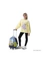 Morral Escolar Con Ruedas Unisex Bluey Mediano Azul de Totto