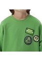 Buzo Cuello Redondo Para Niño Rawkid Color Verde de Totto