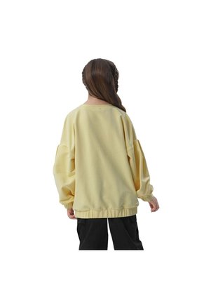 Buzo Cuello Redondo Para Niña Unibee Color Amarillo