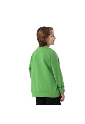 Buzo Cuello Redondo Para Niño Rawkid Color Verde