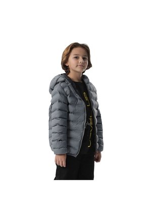 Chaqueta Para Niño Colorkid 2.0 Acolchada Color Gris/Negro