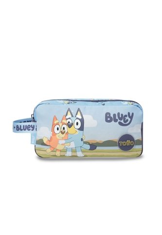 Cartuchera Multiuso Bluey Grande Azul Unisex Totto