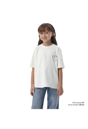 Camiseta Para Niña Twinkie 1 Color Blanca