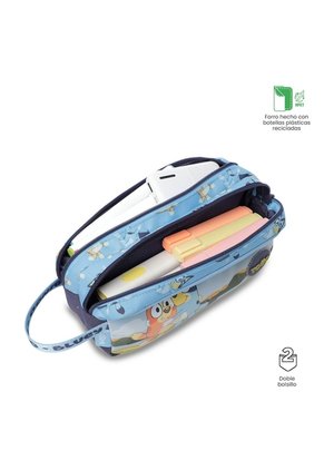 Cartuchera Multiuso Bluey Grande Azul Unisex
