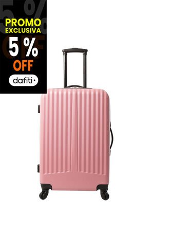 Maleta De Viaje Bodega 23 Kg Rocka Rosa Claro Totto Totto