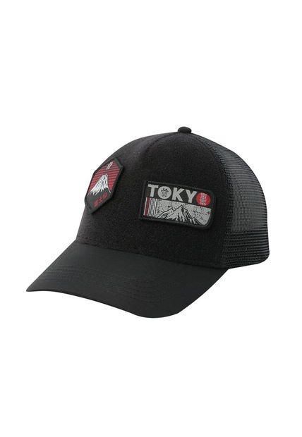Gorra Camionera Forest Color Negro