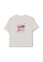 Camiseta Para Niña Twinkie 2 Color Blanca de Totto