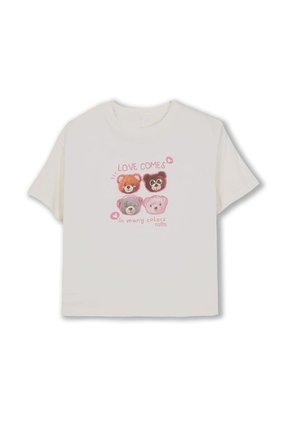 Camiseta Para Niña Twinkie 2 Color Blanca