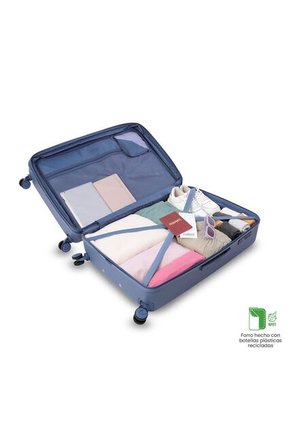 Maleta De Viaje Grande 23 Kilos 360 Bazy + 2.0 Azul