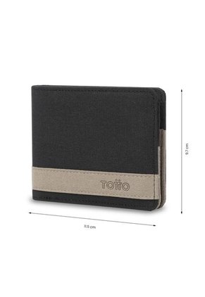 Billetera Hombre Lad Pequeña Con RFID Blocker Negra