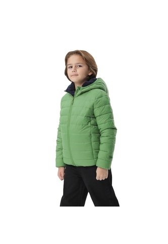 Chaqueta Doble Faz Para Niño Boa Verde/Azul Totto