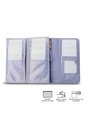 Billetera Mujer Bel Grande Con RFID Blocker Morada de Totto