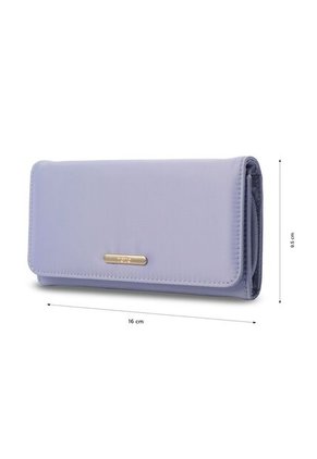 Billetera Mujer Bel Grande Con RFID Blocker Morada
