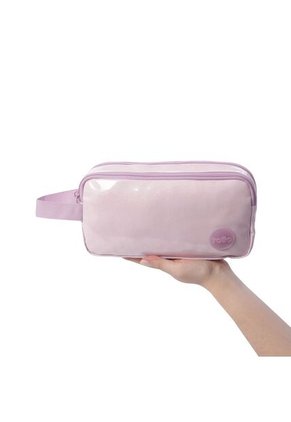 Cartuchera Escolar Grande Para Niña 2 Cuerpos Girl Rosada