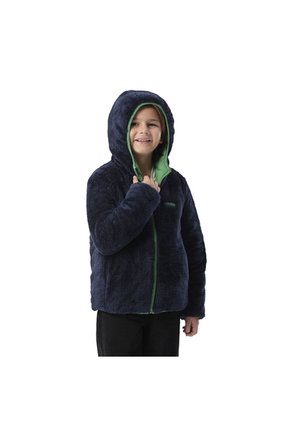 Chaqueta Doble Faz Para Niño Boa Verde/Azul