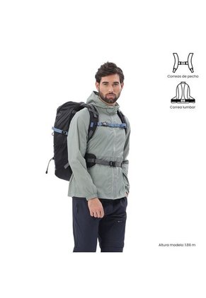 Morral Outdoor Summit 35 Negro Con Sistema De Pedernal