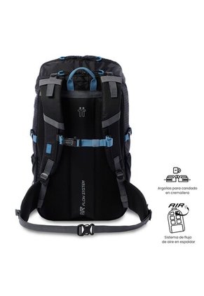 Morral Outdoor Summit 35 Negro Con Sistema De Pedernal
