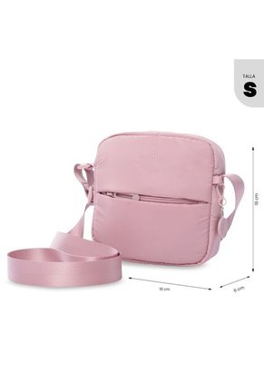 Bolso Para Mujer Sevilla Tipo Crossbody Pequeño Rosado